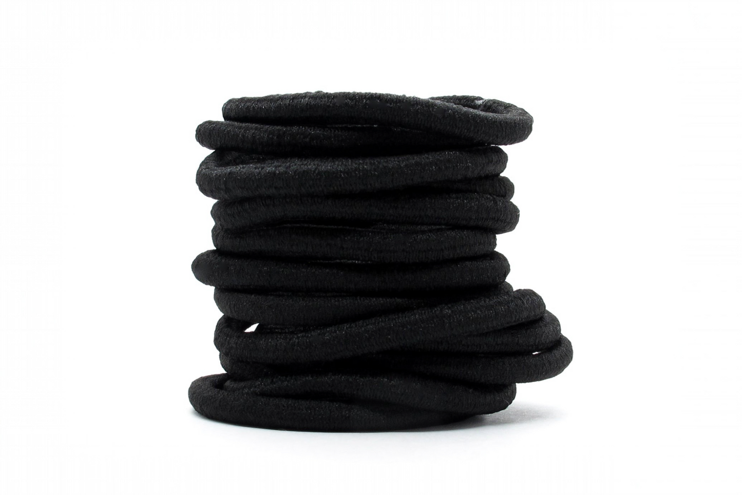 Ellison - 14-Pak Thick 5mm hair elastics - all black