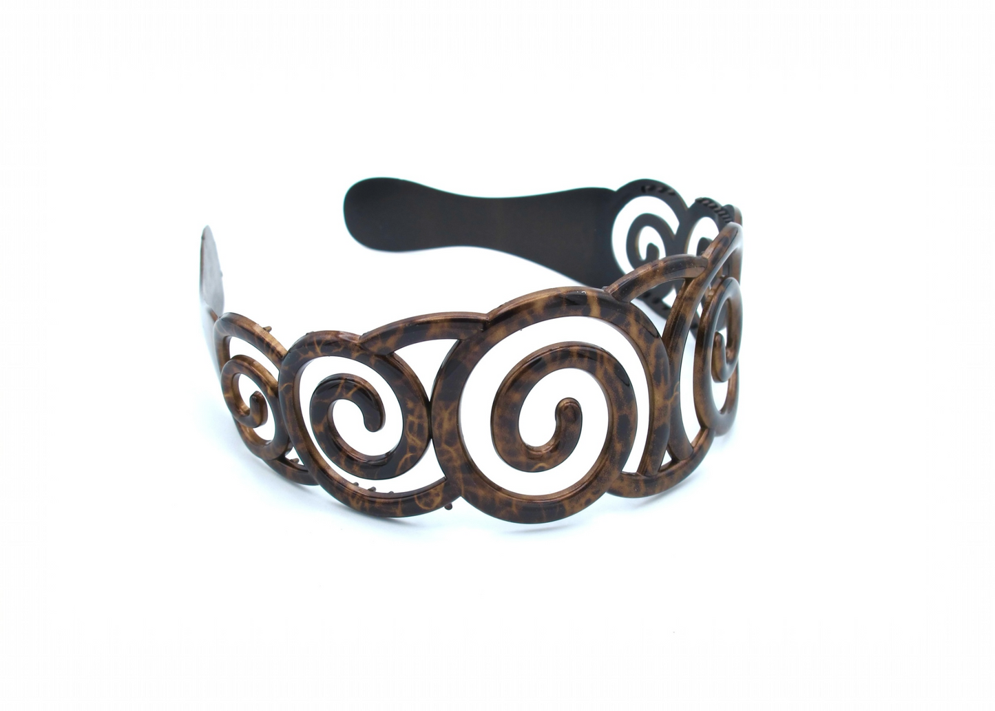 Aisha - Wide 4.5cm High Quality Hairband in 2 Finishes: Swirl & Vertical