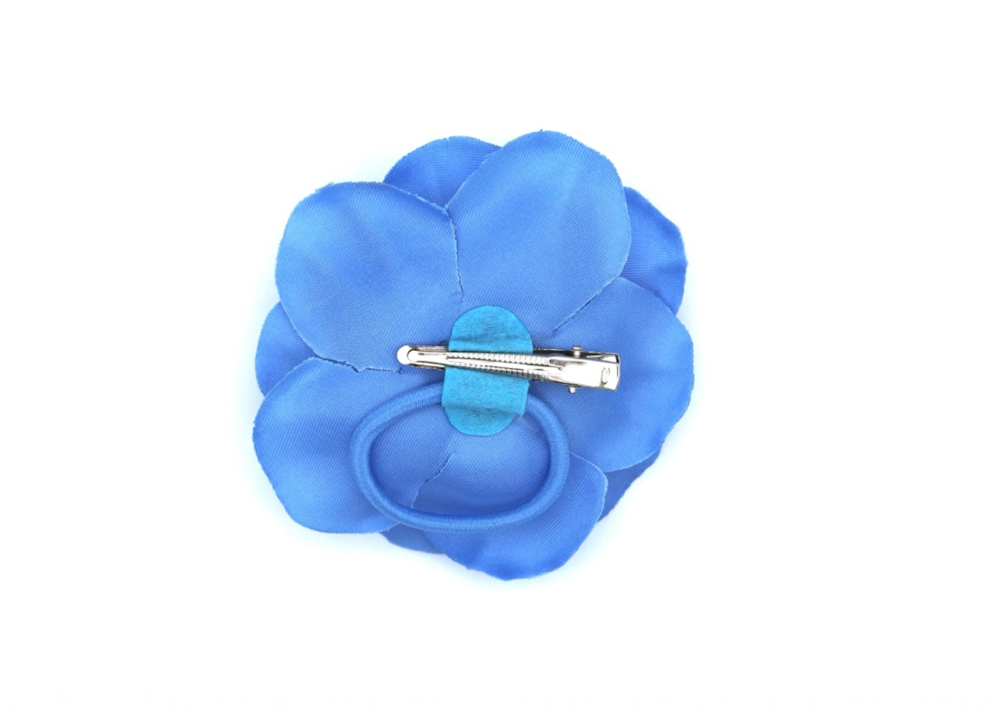 Fiorella - Large Hair Flowers with hair clip and matching color hair elastic