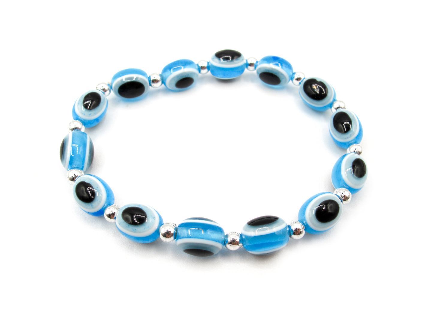 Jenny - Evil eye bracelet and earring set