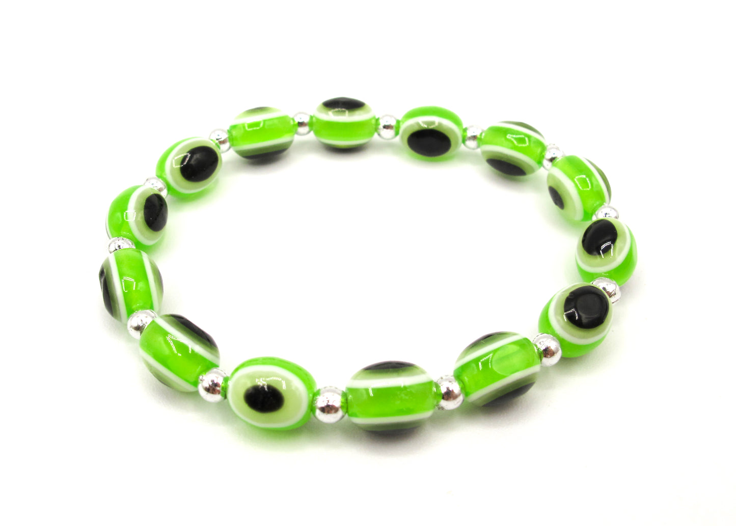 Jenny - Evil eye bracelet and earring set