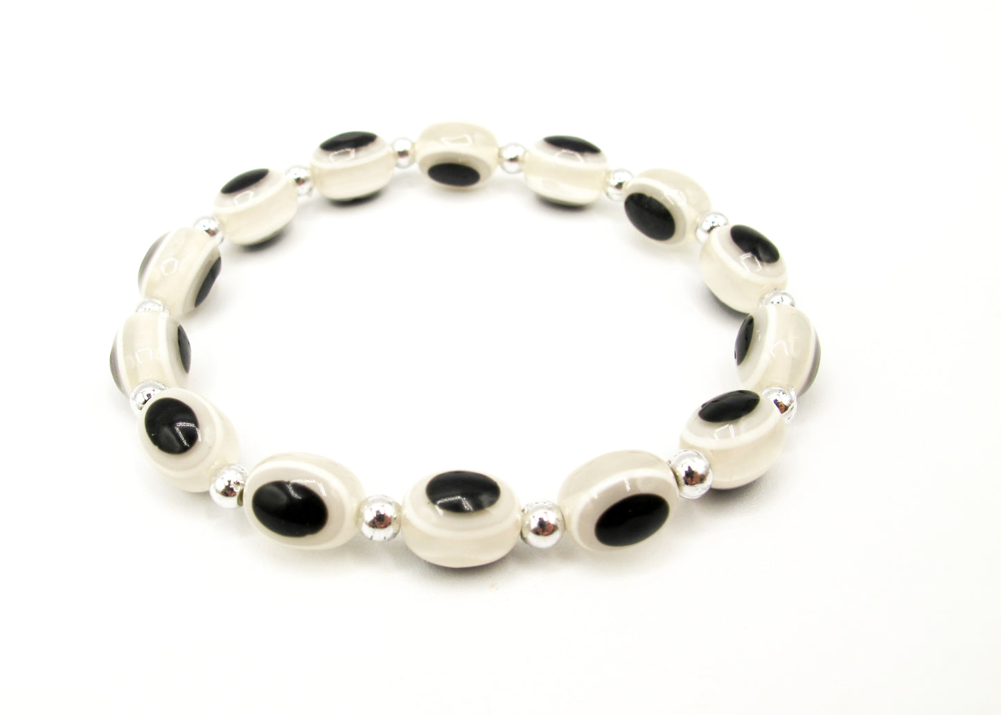 Jenny - Evil eye bracelet and earring set