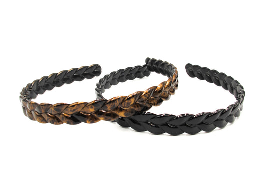 Hayven - 2 pack braided plastic hairbands