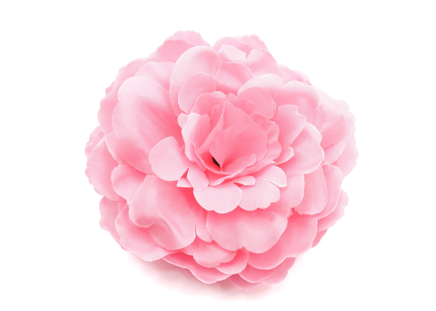 Flor - Large Fabric hair flowers with hair clip and matching color hair elastic