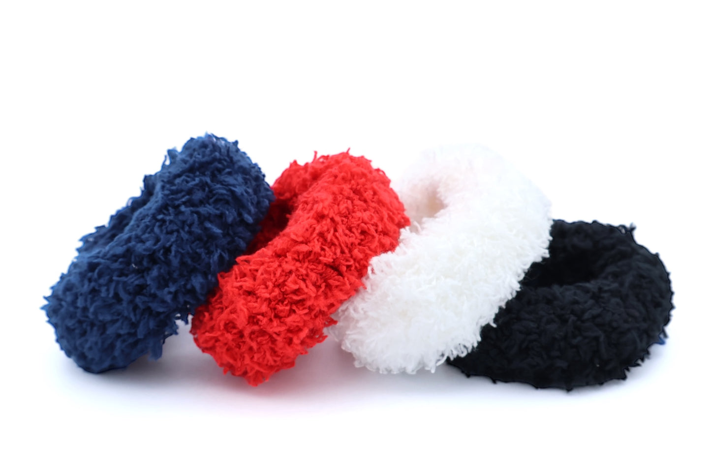 Keira - 4-Pak Soft & Fuzzy Hair Elastics