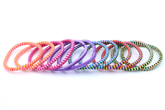 Anaya - 12-Pak Multi-Color Hair Elastics Asst Colors