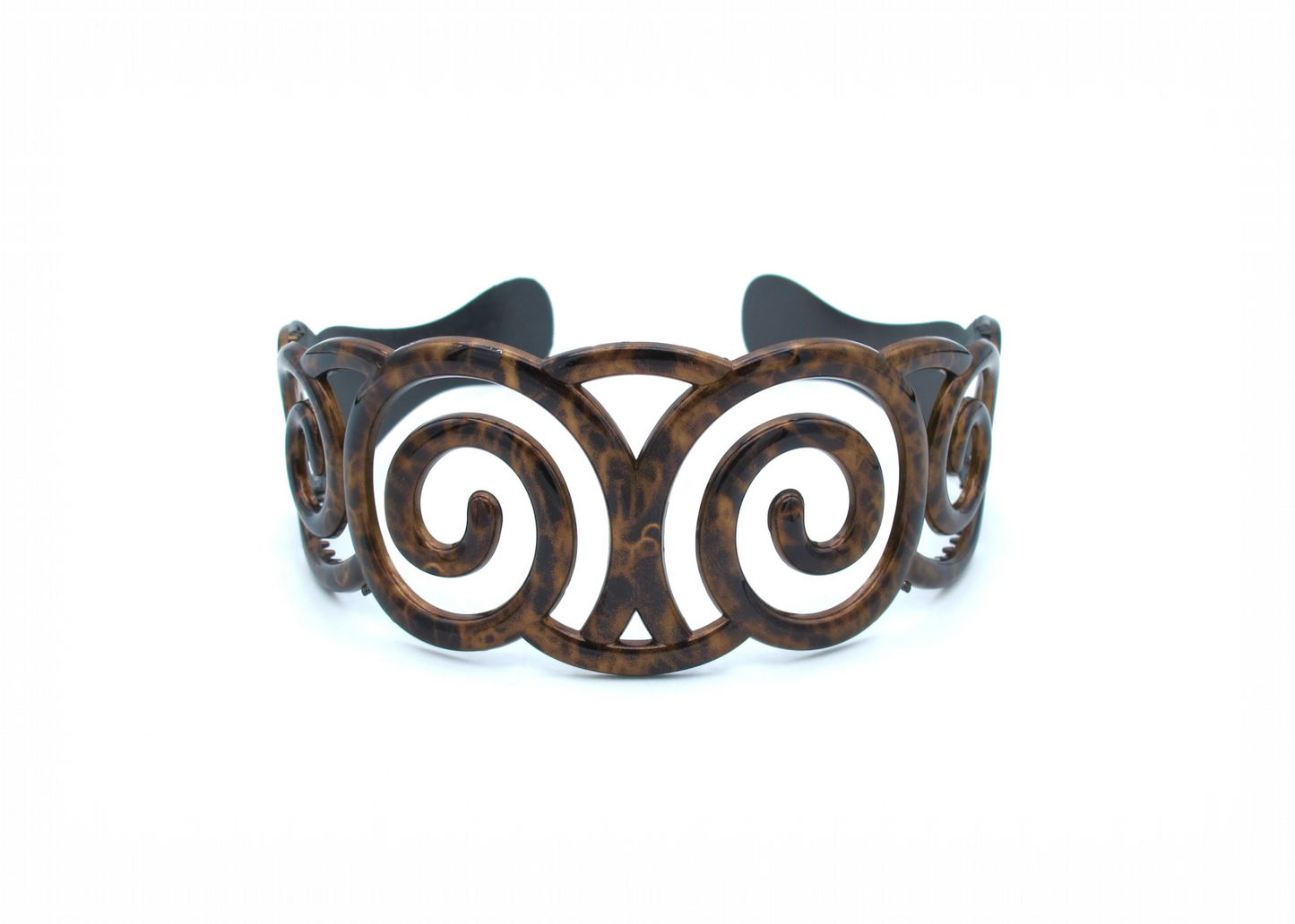 Aisha - Wide 4.5cm High Quality Hairband in 2 Finishes: Swirl & Vertical