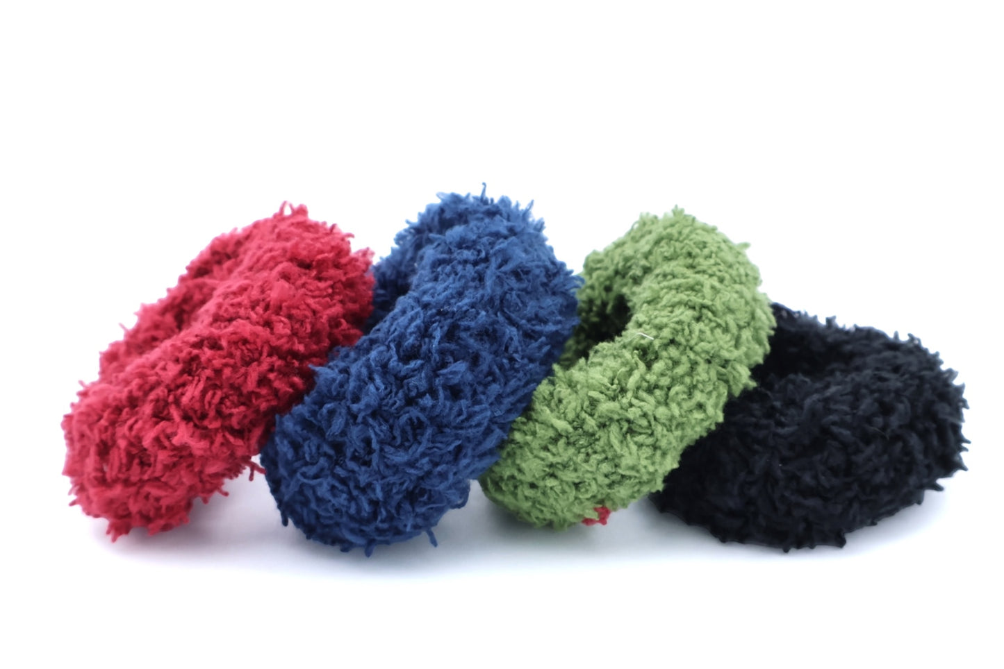 Keira - 4-Pak Soft & Fuzzy Hair Elastics