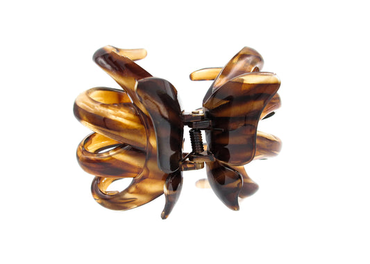 Coraline - Large Butterfly Claw Clips In Asst Marbleized Colors