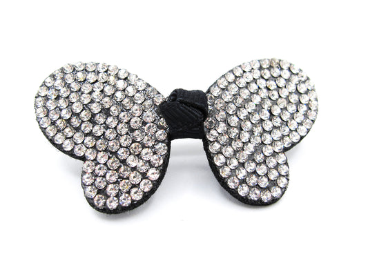 Brynlee - Barrettes automatiques en forme de nœud, de papillon et de strass